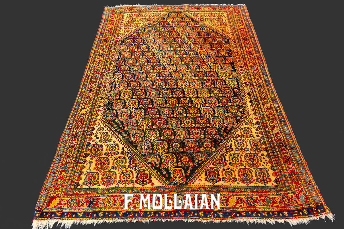 Moharramat Design hand knotted Kashkuli Antique Rug n°:928751